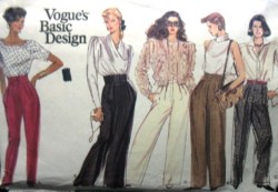 2206 70S TAPER/STRT/WIDE/CUFF LEG PANTS PATTERN 12-16,18-22